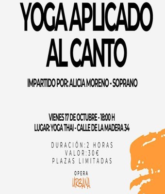YOGA APLICADO AL CANTO en Madrid