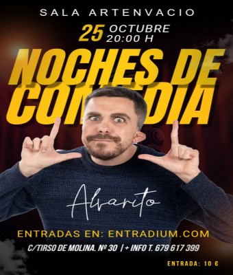 STAND UP COMEDY ARTENVACIO - ALVARITO en Almería
