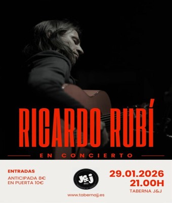 Presentación disco Ricardo Rubí en Granada