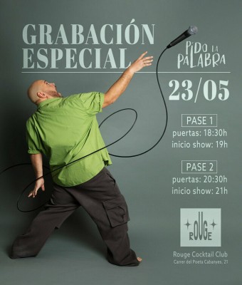 Andrea Farina "Pido la palabra" (grabación especial PASE 2) en Barcelona
