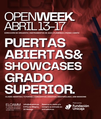 OPEN WEEK + SHOWCASES GRADO SUPERIOR ELCAMM en Málaga
