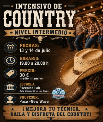 Country line intensivo nivel intermedio en Madrid