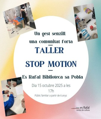 TALLER STOP MOTION en Balears, Illes
