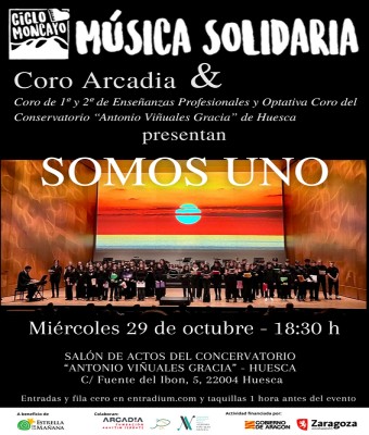 Coro ArcadiaCoro de 1º y 2º de Enseñanzas Profesionales y Optativa Coro del  Conservatorio “Antonio Viñuales Gracia” de Huesca 