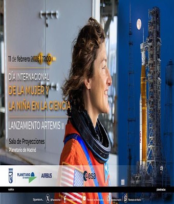 DÍA INTERNACIONAL DE LA MUJER Y LA NIÑA EN LA CIENCIA: ARTEMIS2 en Parque Tierno Galván