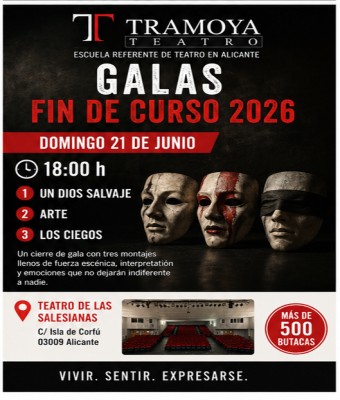 DOMINGO 21/6 (TARDE) - GALA FIN DE CURSO TRAMOYA - en Alicante/Alacant