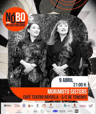 NÓBO 2026, No sólo Boleros, Morimoto Sisters, en el Café Teatro Rayuela en Santa Cruz de Tenerife