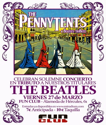 The Pennytents - Tributo a The Beatles en Fun Club Sevilla