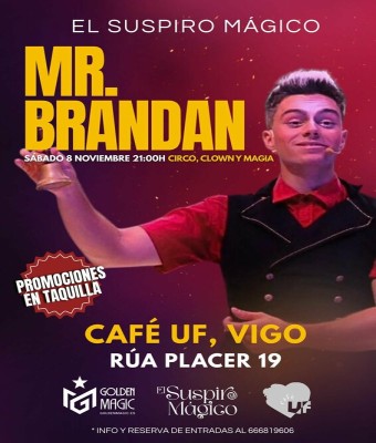 MR.BRANDAN EN VIGO (MAGIA, CIRCO Y CLOWN) en Pontevedra