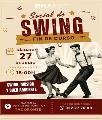 Social Swing- Fiesta de fin de curso  en Santa Cruz de Tenerife