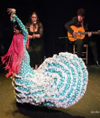 Espectáculo de flamenco en el Teatro Triana en Sevilla