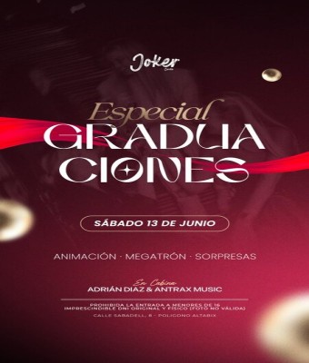 GRADUACIONES 13 DE JUNIO en Alicante