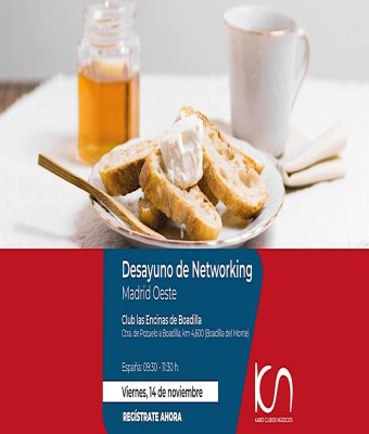 KCN Desayuno de Networking Madrid Oeste - 14 de noviembre en Boadilla del Monte