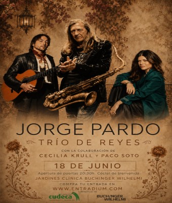 Concierto Benéfico Jorge Pardo Trío de Reyes- Clínica Buchinger en Málaga
