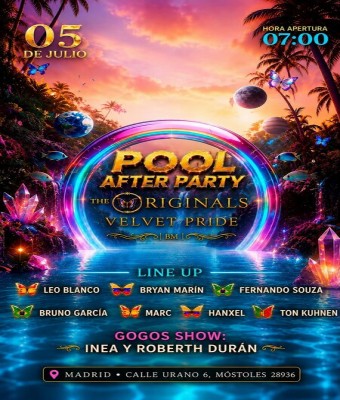 AFTER POOL PARTY en Madrid