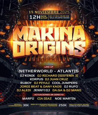 Makina Origins en Barcelona