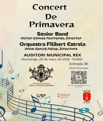 Concert de Primavera-Sénior Band & Orquestra Filibert Estrela  en Valencia/València