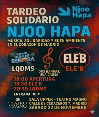 TARDEO SOLIDARIO  en Madrid