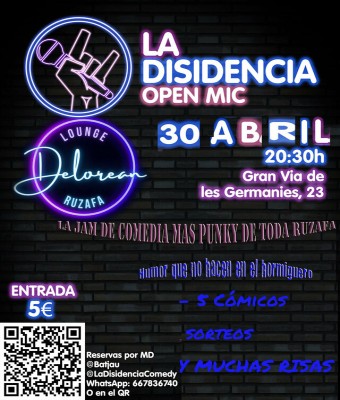 La disidencia comedy en delorean en Valencia/València