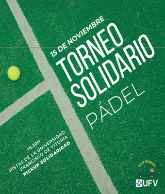  Torneo de Pádel Solidario (Pickup Solidaridad x UFV)  en Madrid