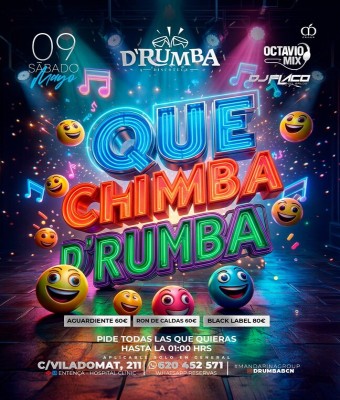 D'RUMBA · SÁBADO 9 MAY26 en Barcelona