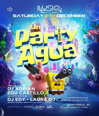 ILLUSION · UN PARTY DEBAJO DEL AGUA en Barcelona