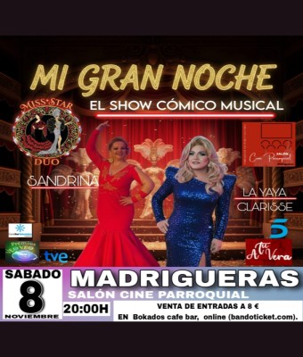 SHOW CÓMICO MUSICAL CON SANDRINA Y LA YAYA CLARISSE en Albacete