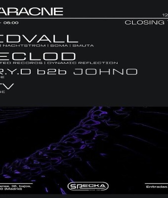 Aracne Closing Vibes at Specka Club en Madrid