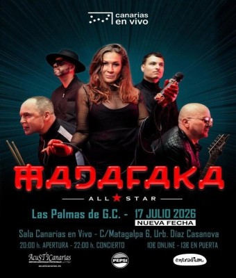 MADAFAKA EN CANARIAS EN VIVO - CONCIERTO EN LAS PALMAS en Palmas, Las