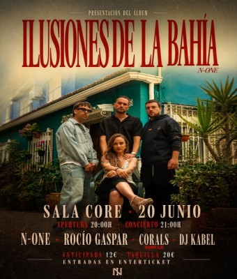 N-ONE & ROCÍO GASPAR PRESENTAN ILUSIONES DE LA BAHÍA EN SALA CORE + SHOWCASE CORALS en Málaga