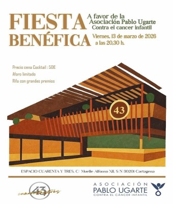 Fiesta Benéfica a favor de la Asociación Pablo Ugarte en Murcia