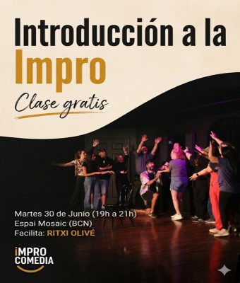 Clase gratuita - Impro Comedia en Barcelona