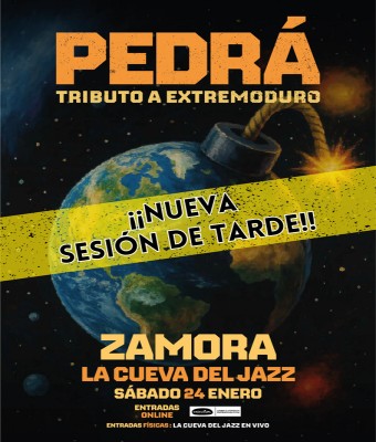 Pedrá (Tributo a Extremoduro) en Zamora - La Cueva del Jazz (Sesión de tarde)