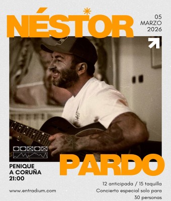 NÉSTOR PARDO ACÚSTICO EN EL PENIQUE A CORUÑA en Coruña, A