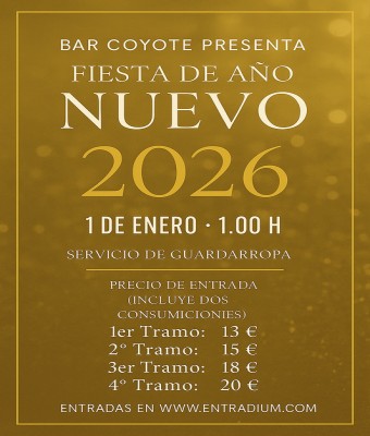 Fiesta Año Nuevo 2026 en Barcelona
