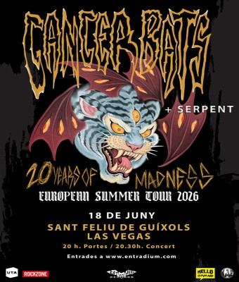 CANCER BATS - SANT FELIU DE GUÍXOLS en Girona