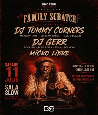 Broster Récords - Family Scratch en Barcelona