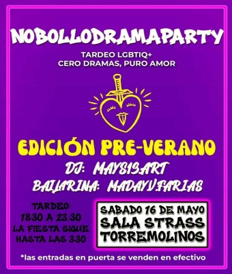 Nobollodramaparty Pre-Verano en Málaga