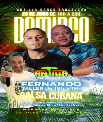 ANTILLA SALSA BARCELONA - DOMINGO 28 JUN26