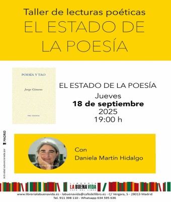 El estado de la poesía. Taller de lecturas poéticas. 'El estado de la poesía' en Madrid