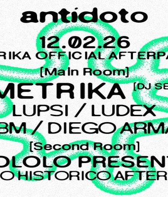 Antidoto Club: Metrika Official Afterparty en Madrid
