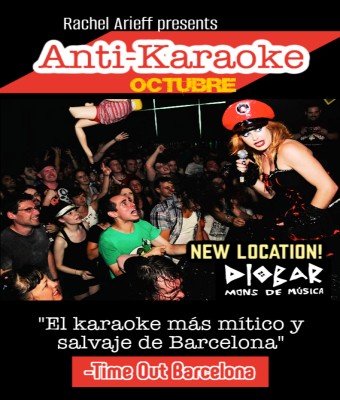 Rachel Arieff's Anti-Karaoke OCTUBRE en Diobar en Barcelona