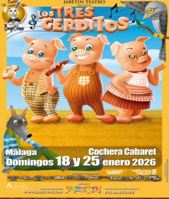 JABETÍN TEATRO "LOS TRES CERDITOS" en Málaga