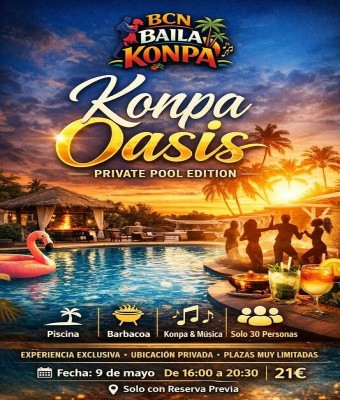 Konpa Oasis - Private pool Edition en Barcelona