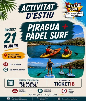 Activitats d'estiu: piraigua + pàdel surf en Balears, Illes
