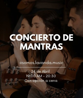Concierto de Mantras con Somos Lavanda en Barcelona
