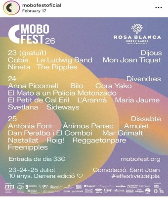 BUS MOBOFEST 2026 (DIV) en Balears, Illes