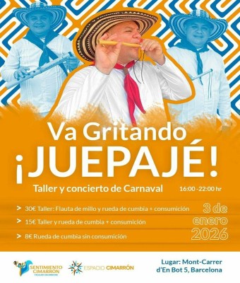 Va gritando Juepaje  en Barcelona