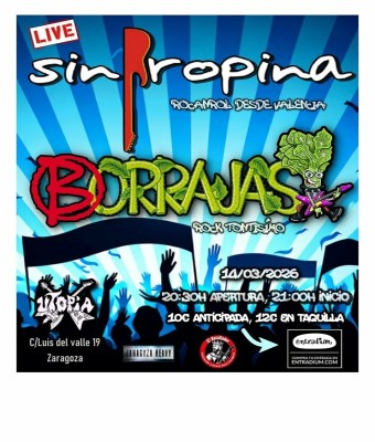 Borrajas y Sin propina en Zaragoza 