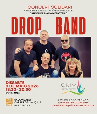 CONCERT SOLIDARI - SALA VIVALDI - DROP BAND en Barcelona